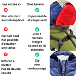 Veste d'hiver pour chien 2 en 1 (Bientôt épuisé)