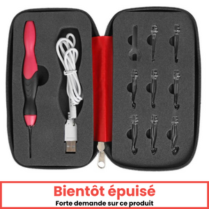 Kit de 9 crochets LED pour le crochet (housse et câble de recharge inclus)