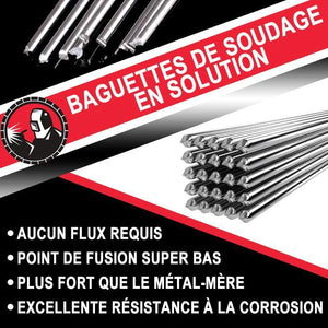 Baguettes de soudage universelles en métal