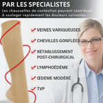 Chaussettes de compressions médicales - Essai 90 jours sans risque