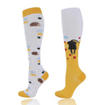 Chaussettes de compression à motifs (par lot de 2 paires)