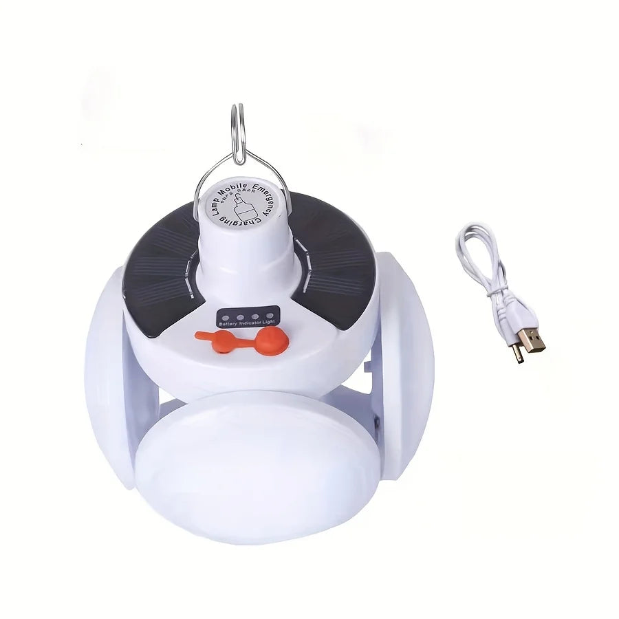 Lampe solaire pliable 2 en 1