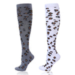 Chaussettes de compression à motifs (par lot de 2 paires)