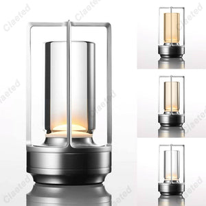 Lampe de table "Crystal" en métal