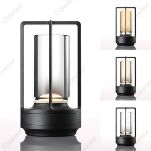 Lampe de table "Crystal" en métal