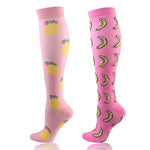 Chaussettes de compression à motifs (par lot de 2 paires)