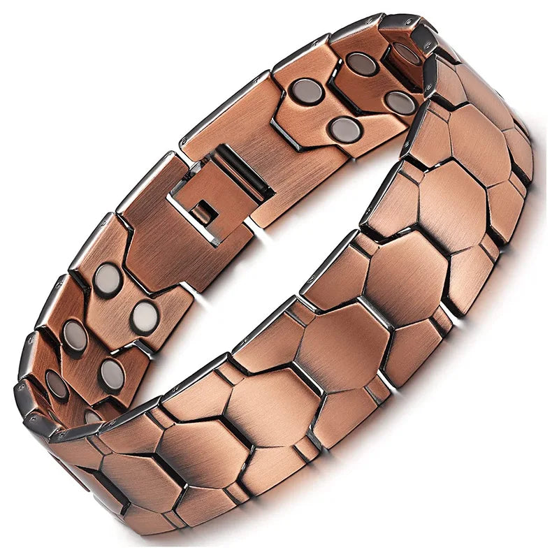 Bracelet magnétique en cuivre — Soulage la fatigue et favorise la circulation sanguine