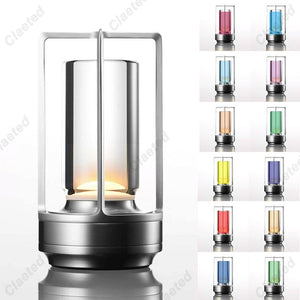 Lampe de table "Crystal" en métal