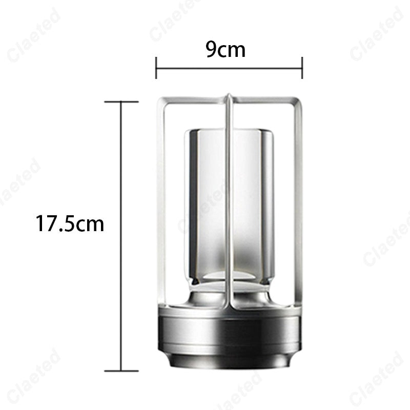 Lampe de table "Crystal" en métal