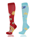 Chaussettes de compression à motifs (par lot de 2 paires)