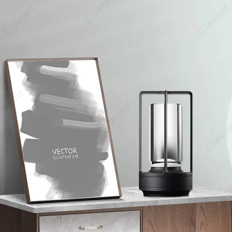 Lampe de table "Crystal" en métal