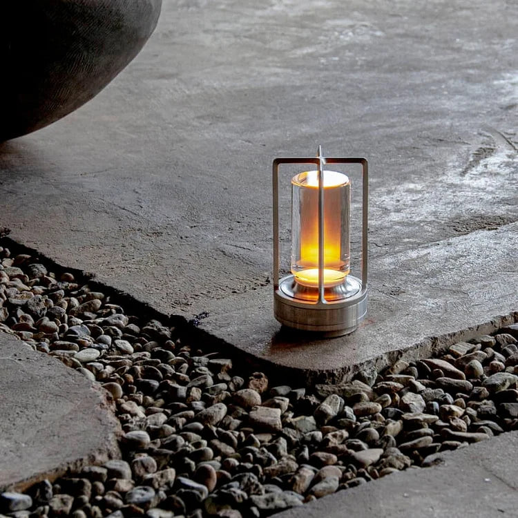 Lampe de table "Crystal" en métal