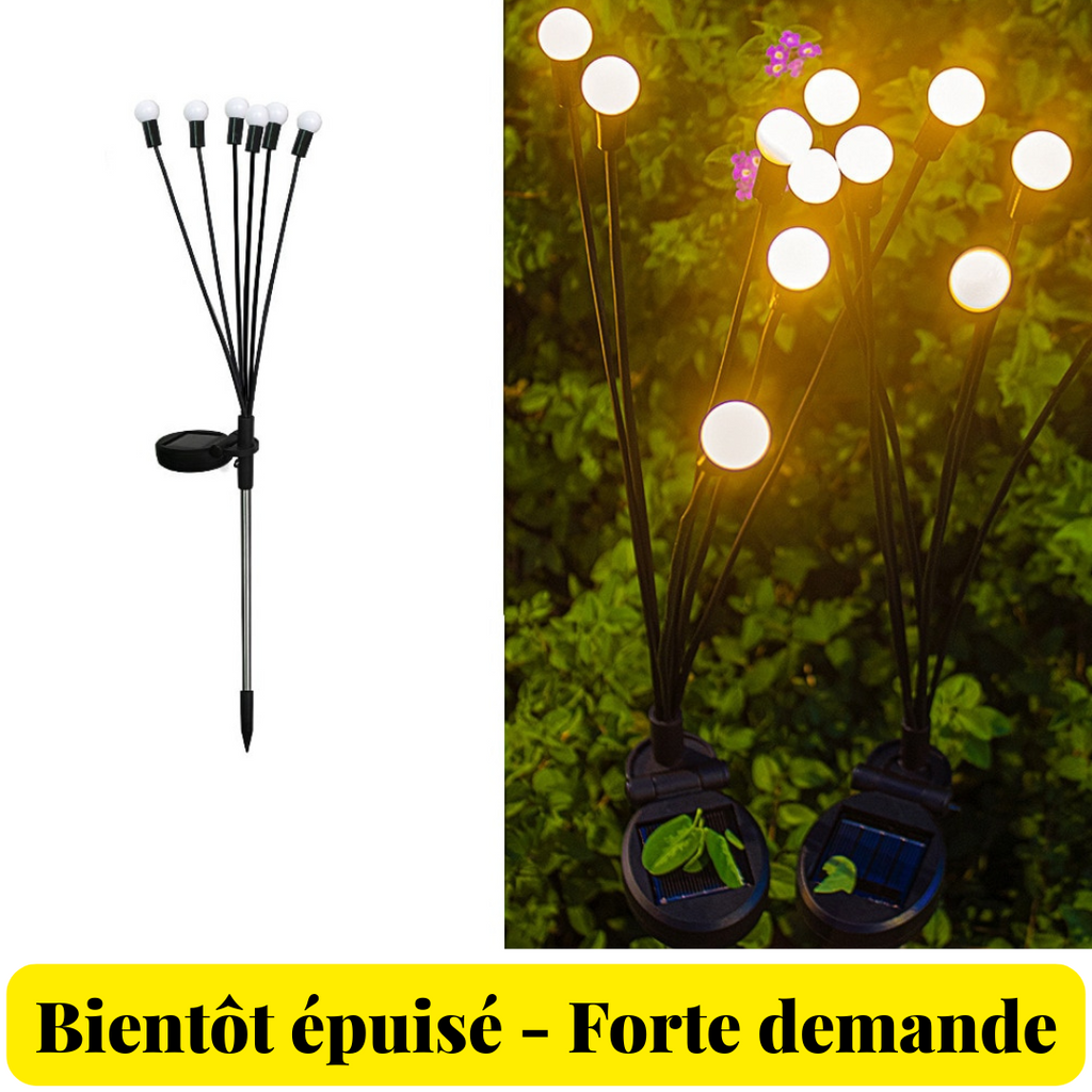 Lampes LED Lucioles à Énergie Solaire
